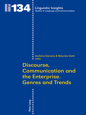 cover image of Discourse, Communication and the Enterprise.- Genres and Trends